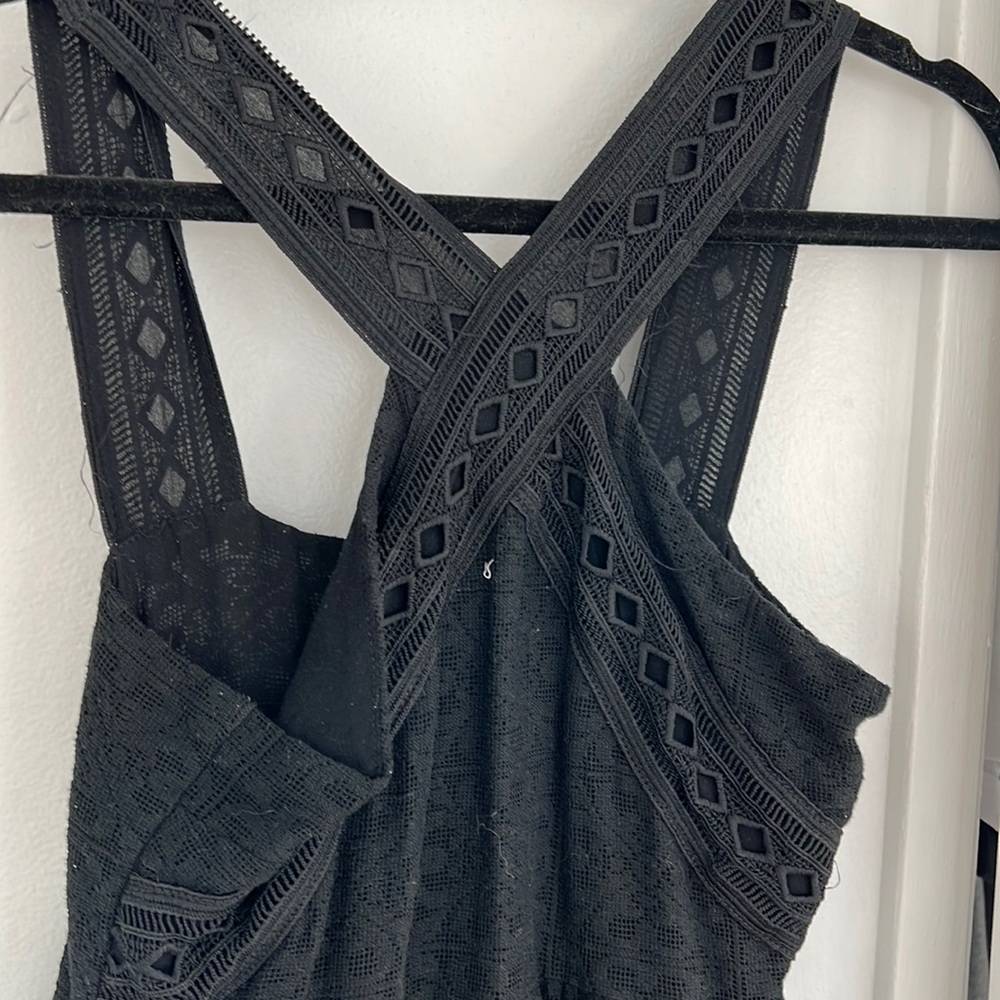Midi black dress